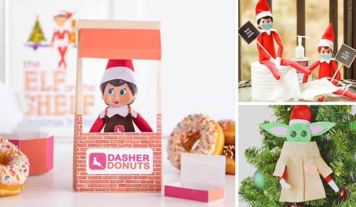 20 free printable elf on the shelf props & accessories